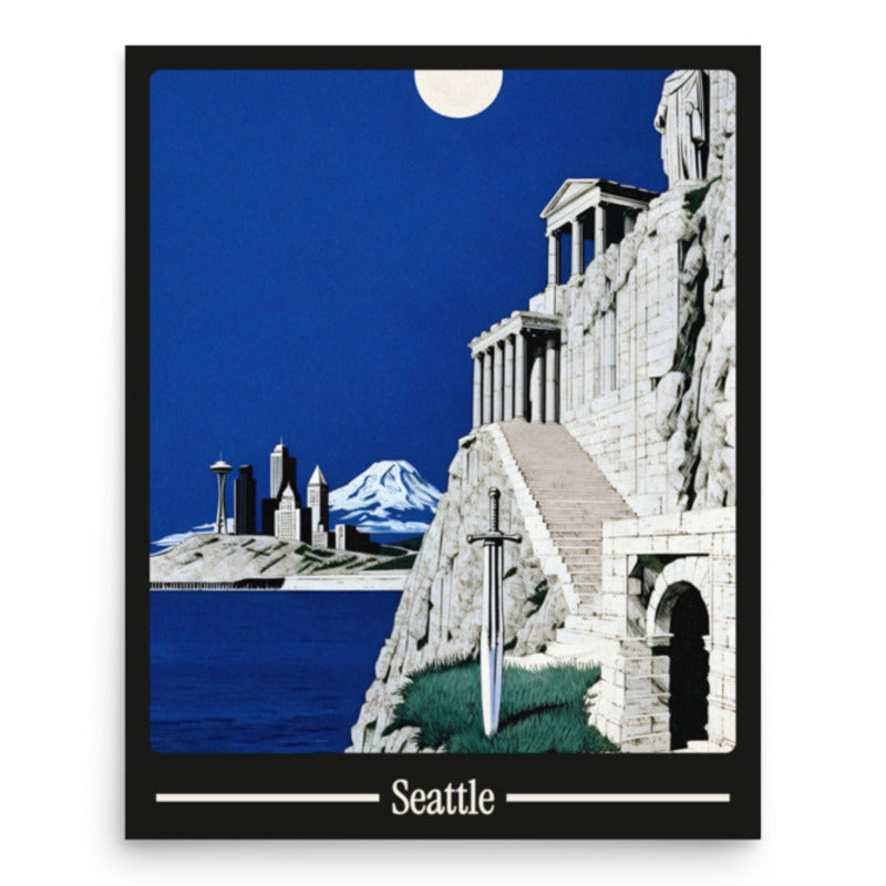 Ancient Seattle poster