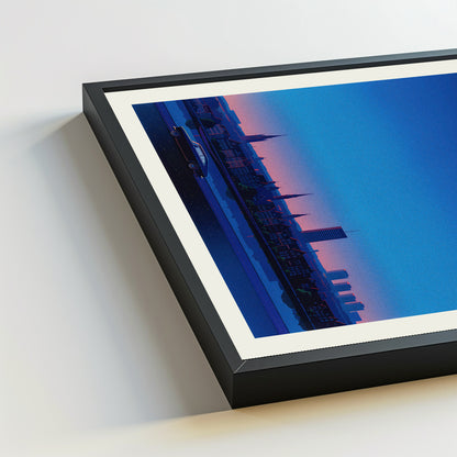 Amsterdam city poster mockup 5 - frame not included