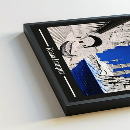 Ancient Kuala Lumpur city poster mockup 5 - frame not included