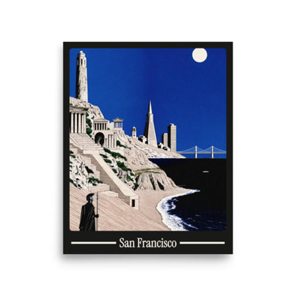 Ancient San Francisco poster