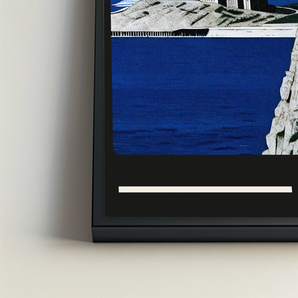 Ancient Seattle city poster mockup 4 - frame not included