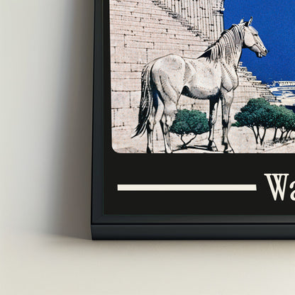 Ancient Washington city poster mockup 4 - frame not included