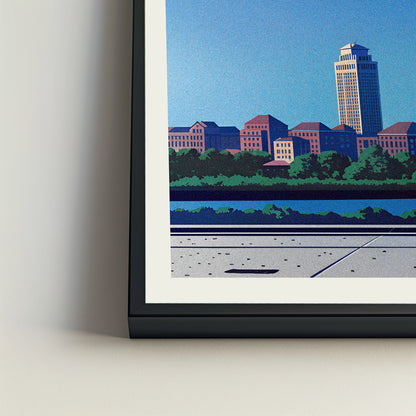 Augusta city poster mockup 4 - frame not included