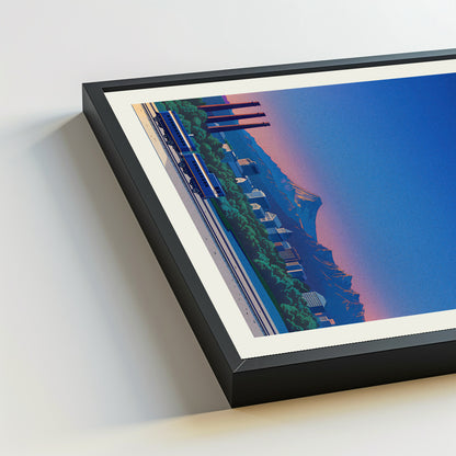 Bend city poster mockup 5 - frame not included