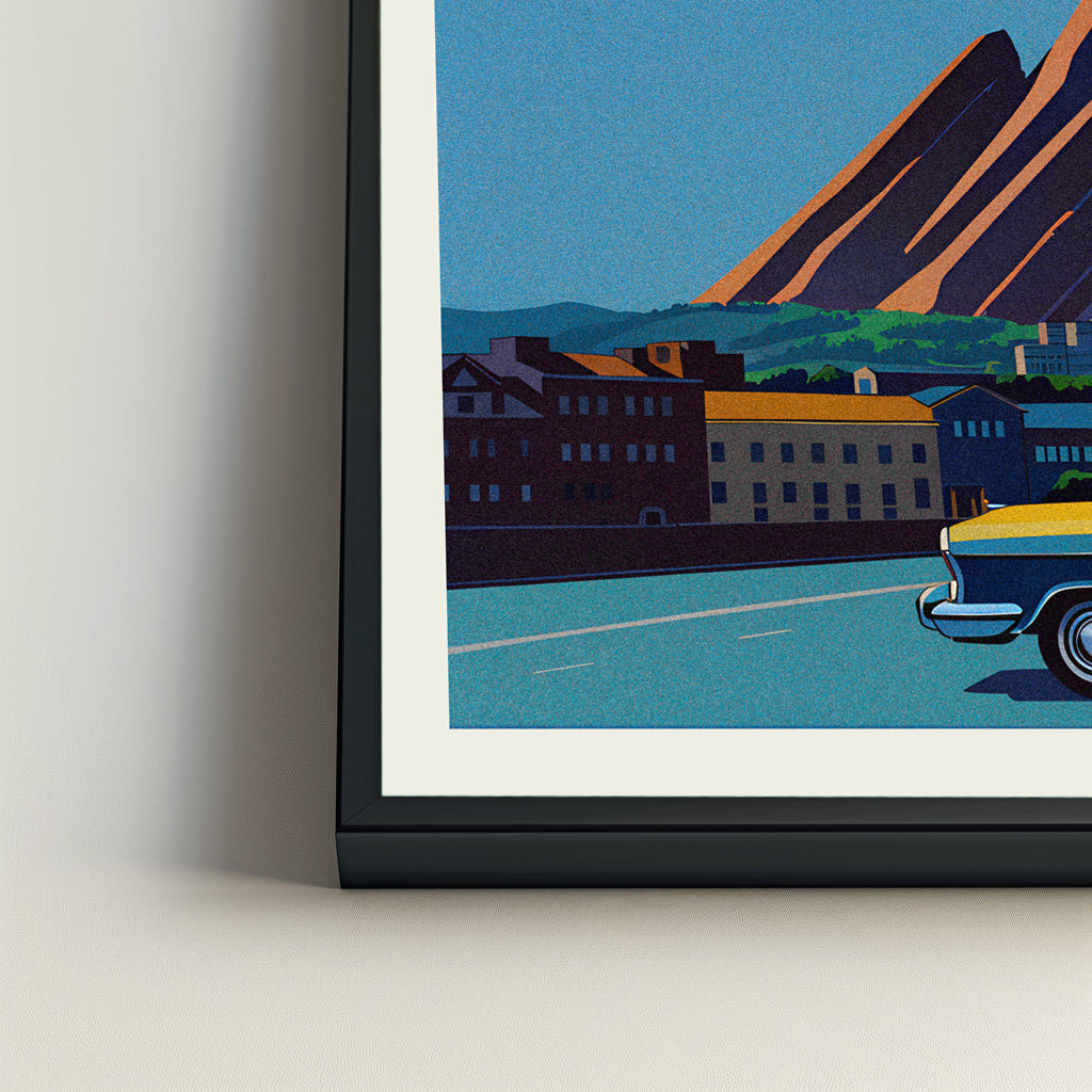 Boulder city poster mockup 4 - frame not included