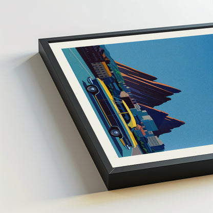 Boulder city poster mockup 5 - frame not included