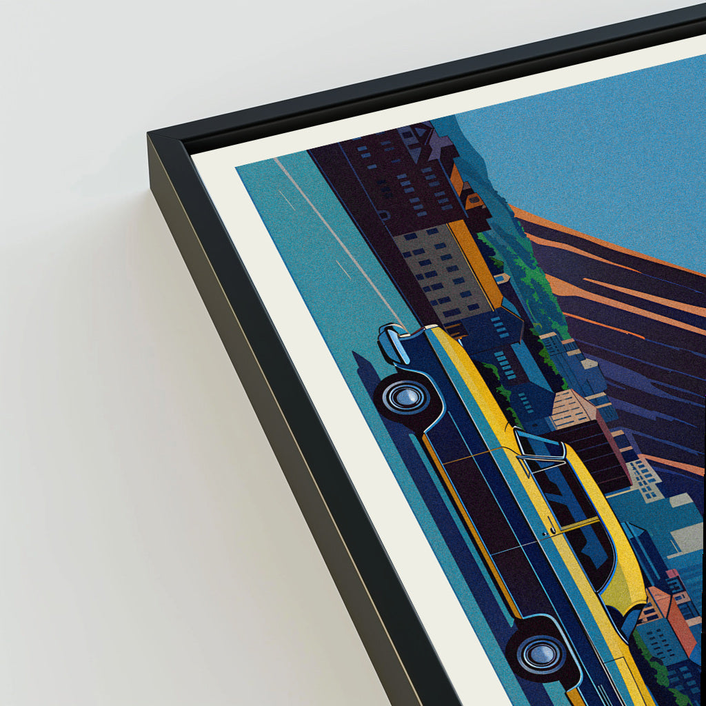 Boulder city poster mockup 3 - frame not included