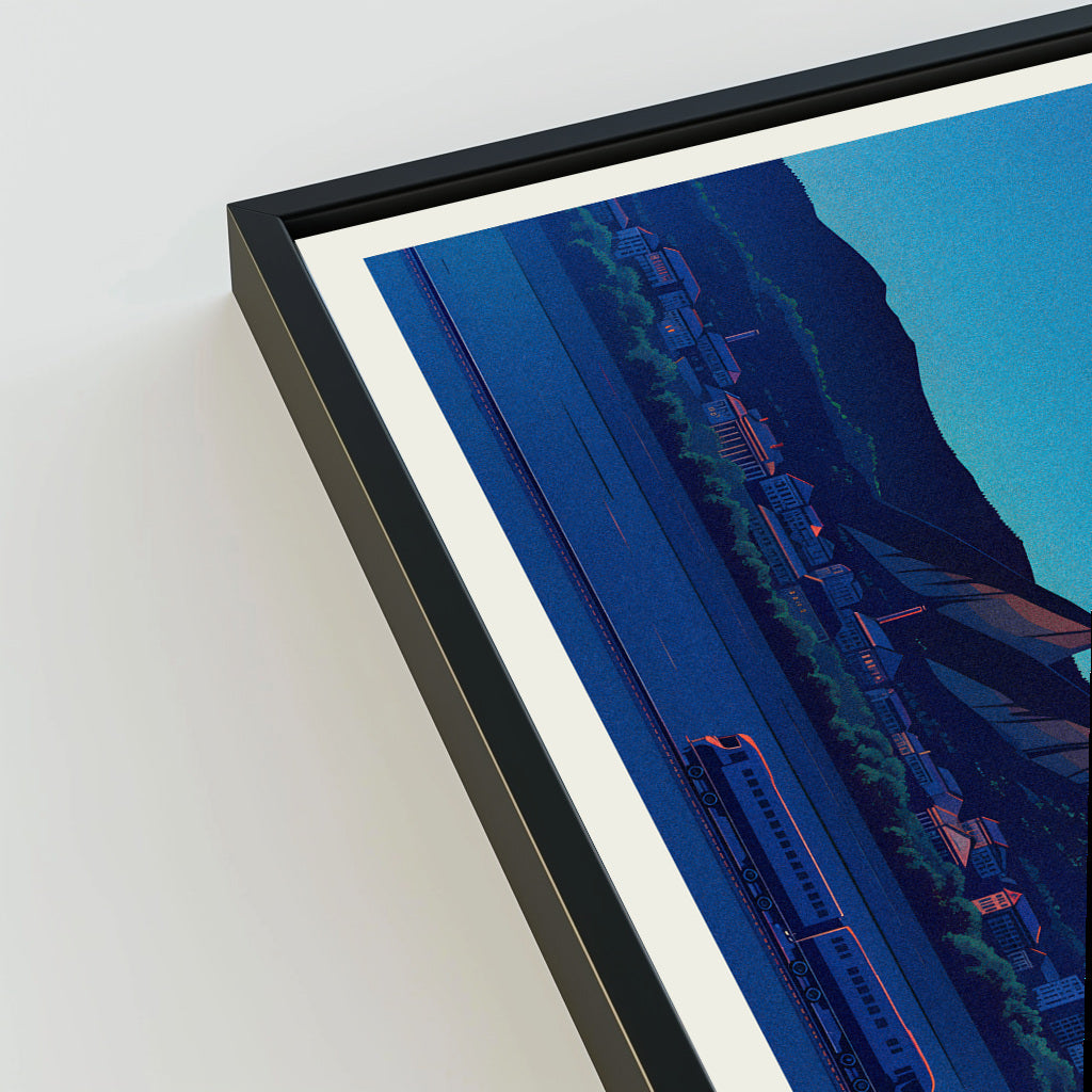 Boulder city poster mockup 3 - frame not included