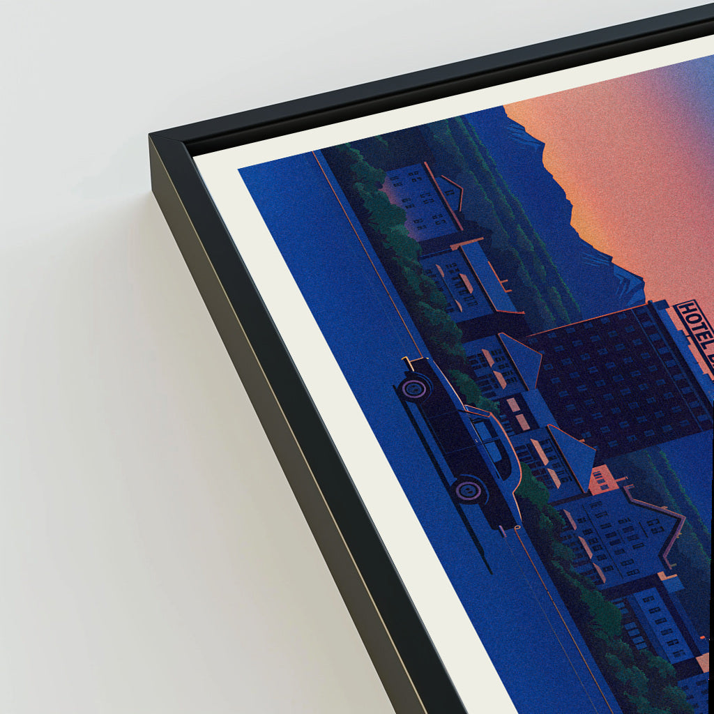 Bozeman city poster mockup 3 - frame not included