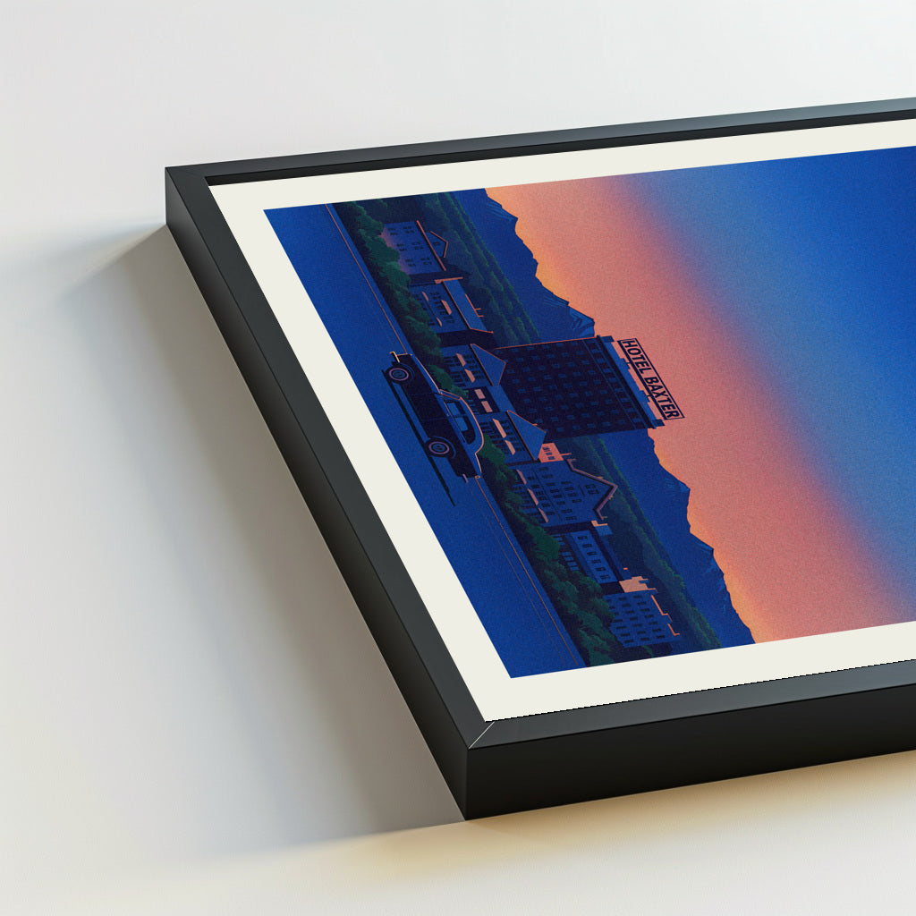 Bozeman city poster mockup 5 - frame not included