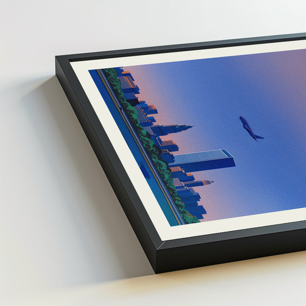 Buffalo city poster mockup 5 - frame not included