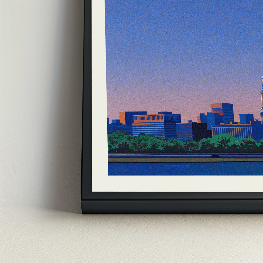 Buffalo city poster mockup 4 - frame not included