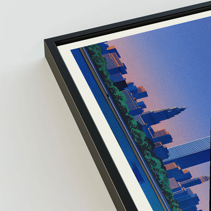 Buffalo city poster mockup 3 - frame not included