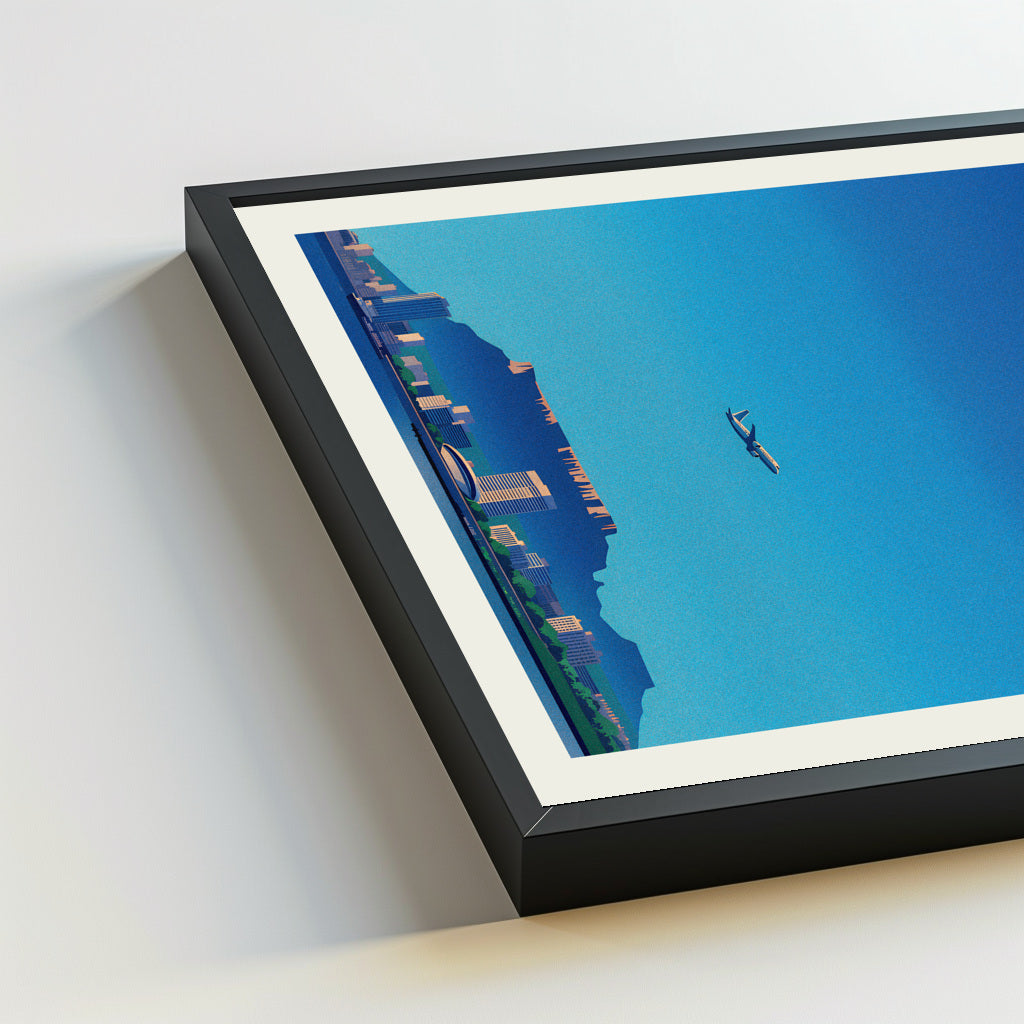 Cape Town city poster mockup 5 - frame not included