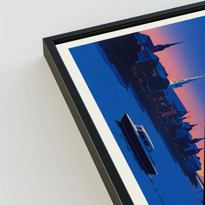 Charleston city poster mockup 3 - frame not included