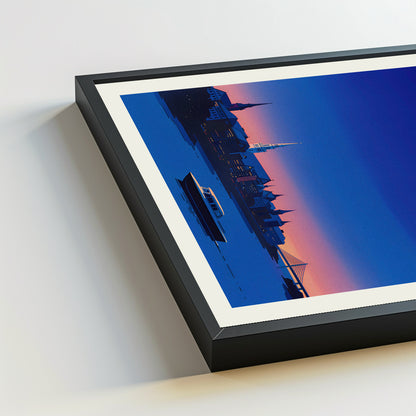 Charleston city poster mockup 5 - frame not included
