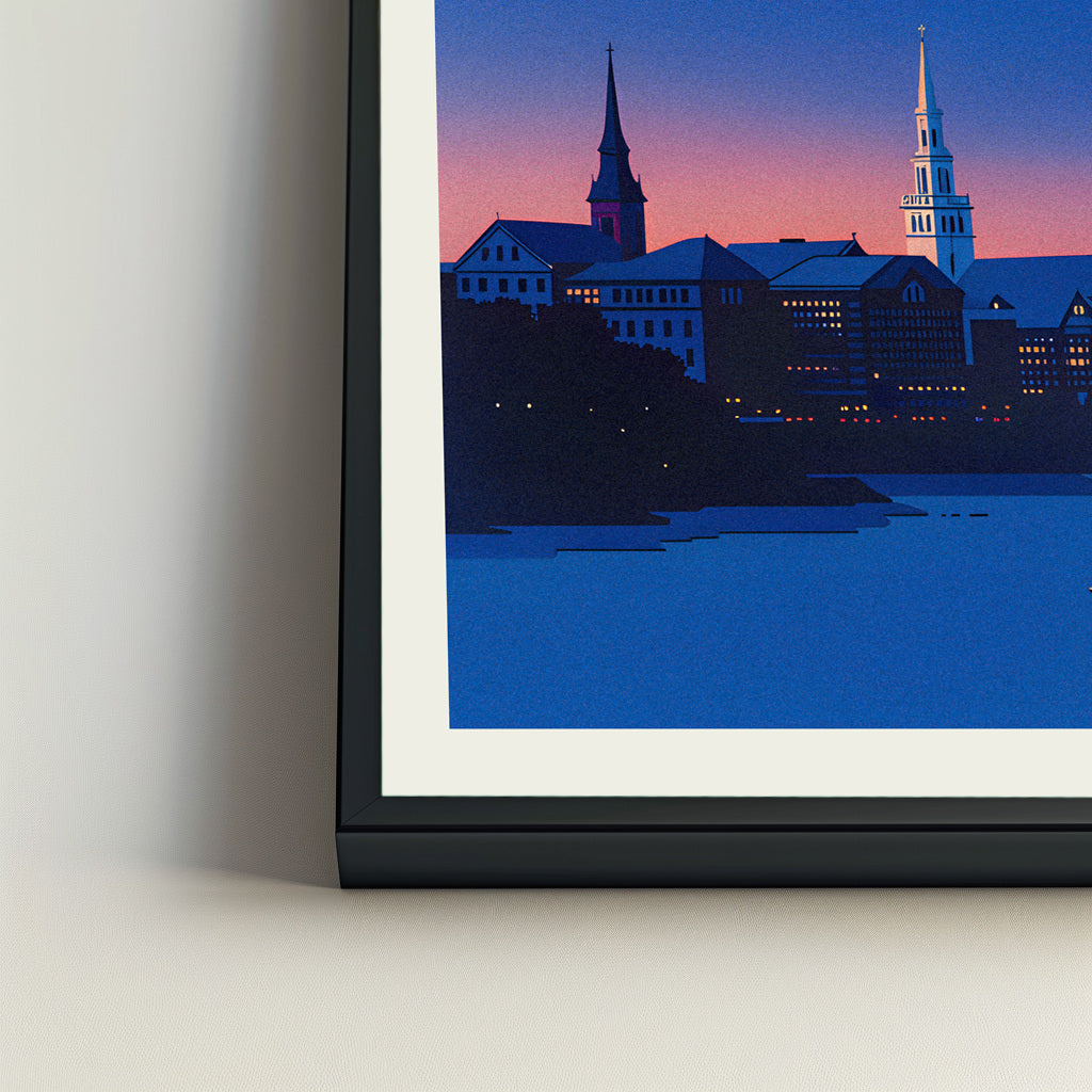 Charleston city poster mockup 4 - frame not included