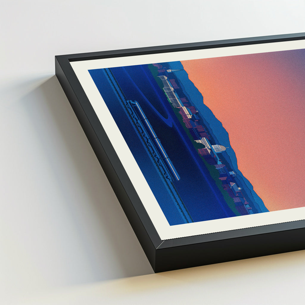Charlottesville city poster mockup 5 - frame not included