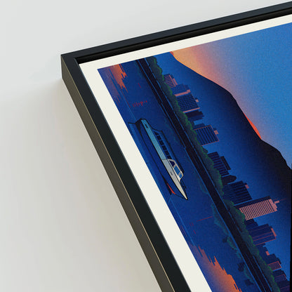Colorado Springs city poster mockup 3 - frame not included