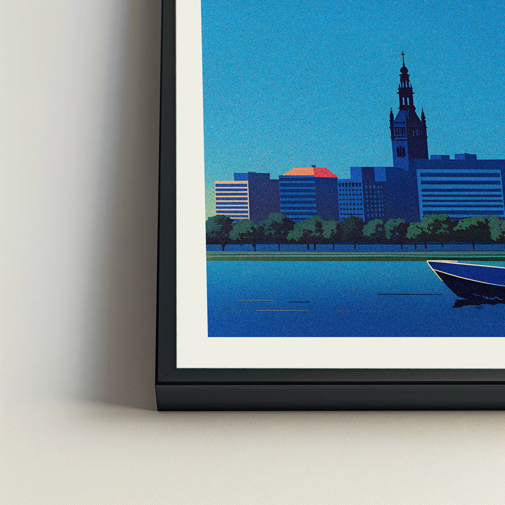 Copenhagen city poster mockup 4 - frame not included