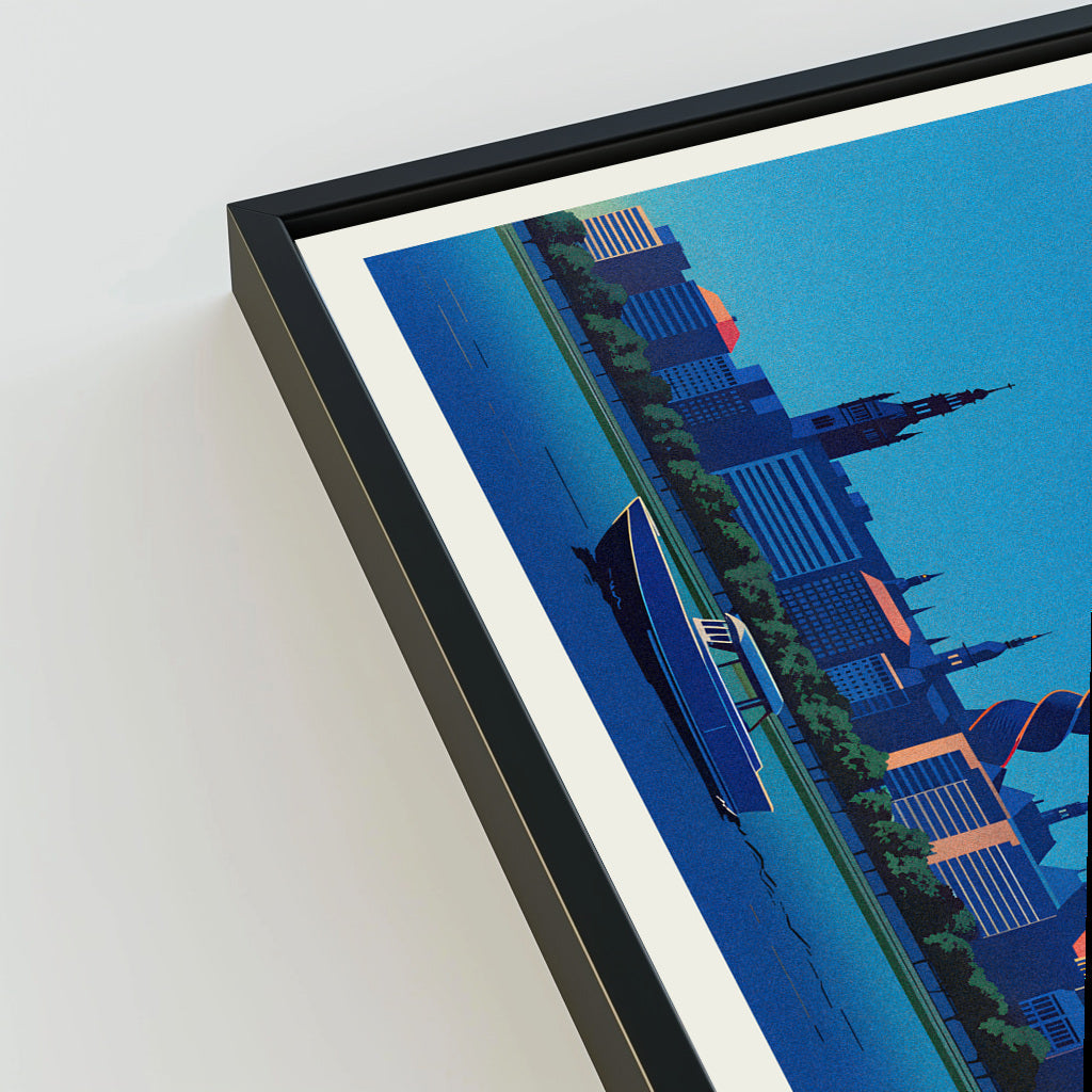 Copenhagen city poster mockup 3 - frame not included