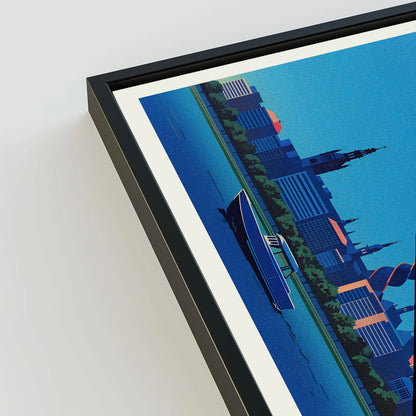 Copenhagen city poster mockup 3 - frame not included