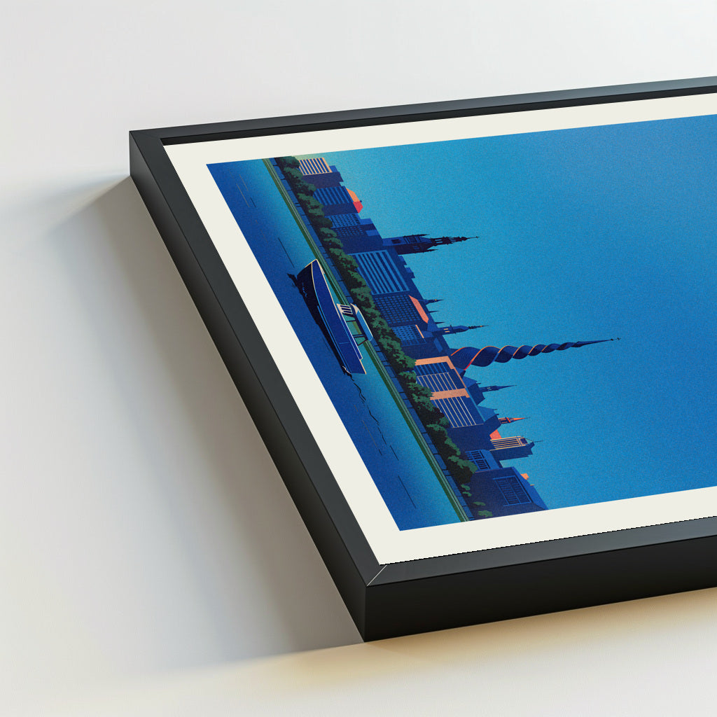 Copenhagen city poster mockup 5 - frame not included