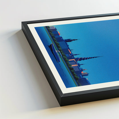 Copenhagen city poster mockup 5 - frame not included