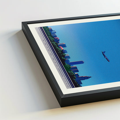 Dayton city poster mockup 5 - frame not included
