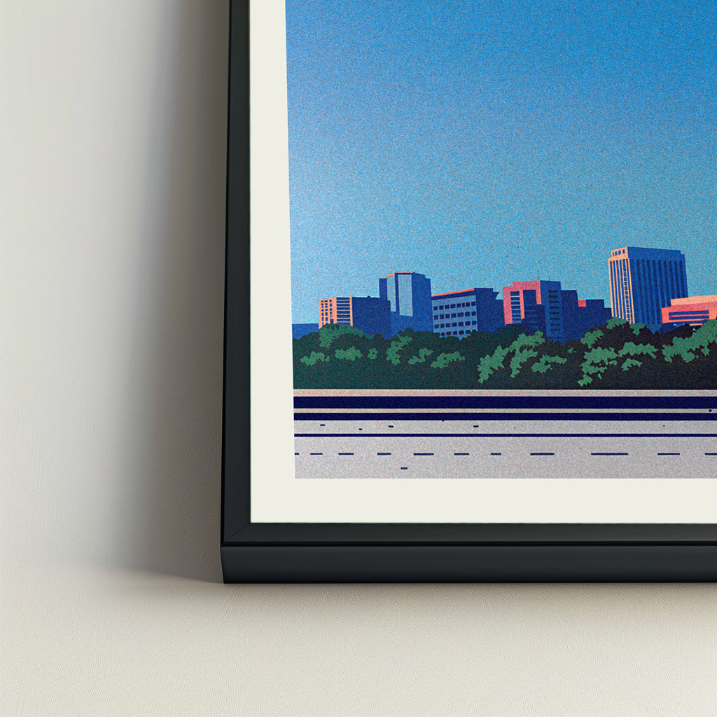 Dayton city poster mockup 4 - frame not included