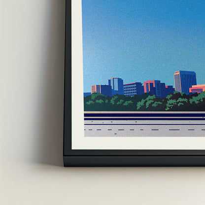 Dayton city poster mockup 4 - frame not included