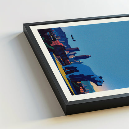 Denver city poster mockup 5 - frame not included