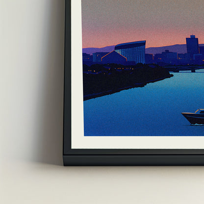 Dublin city poster mockup 4 - frame not included