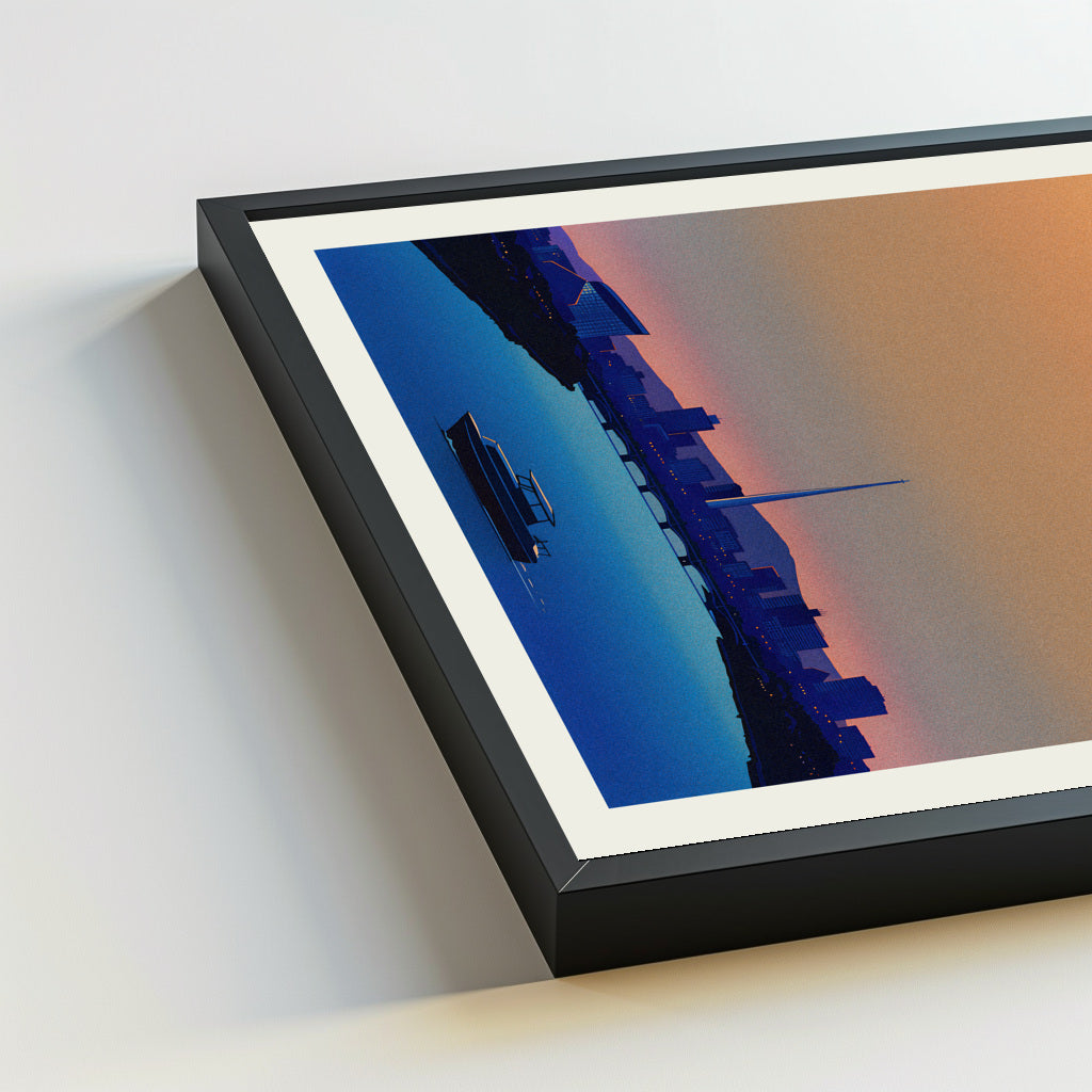 Dublin city poster mockup 5 - frame not included