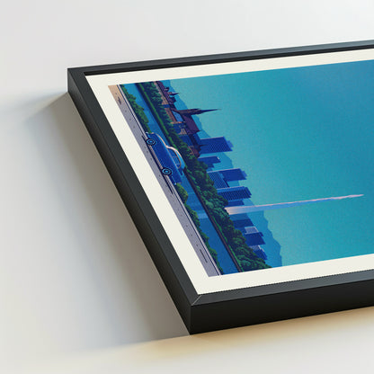 Geneva city poster mockup 5 - frame not included
