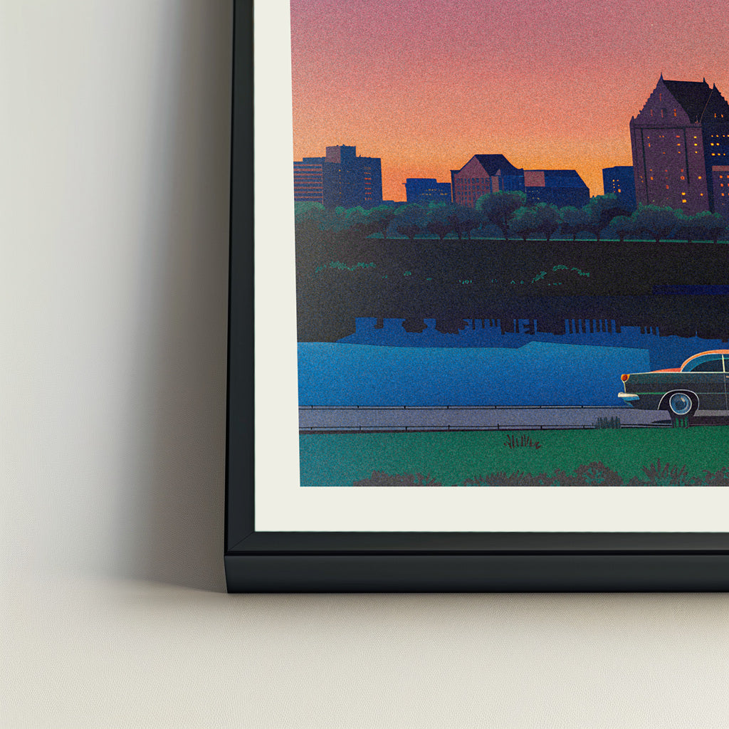 Grand Rapids city poster mockup 4 - frame not included