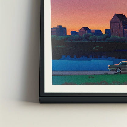 Grand Rapids city poster mockup 4 - frame not included