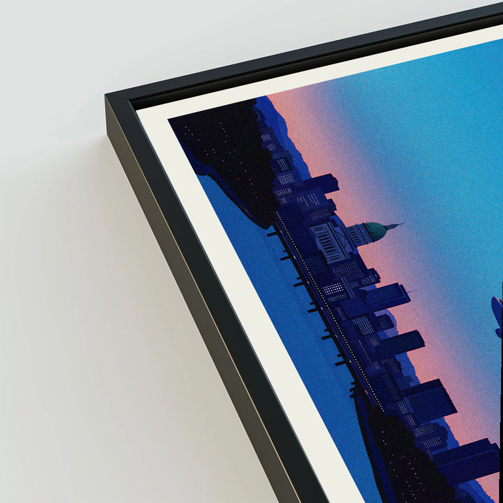 Harrisburg city poster mockup 3 - frame not included