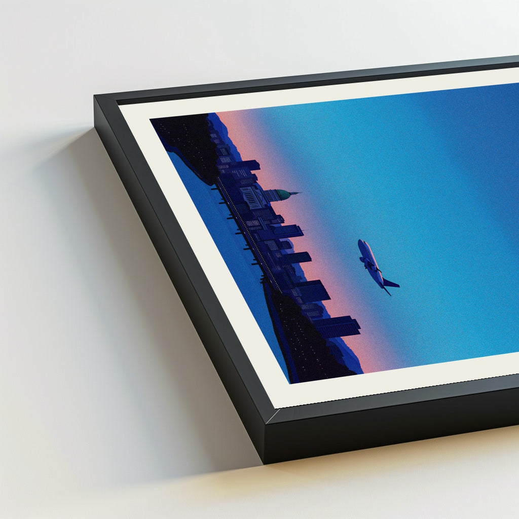 Harrisburg city poster mockup 5 - frame not included