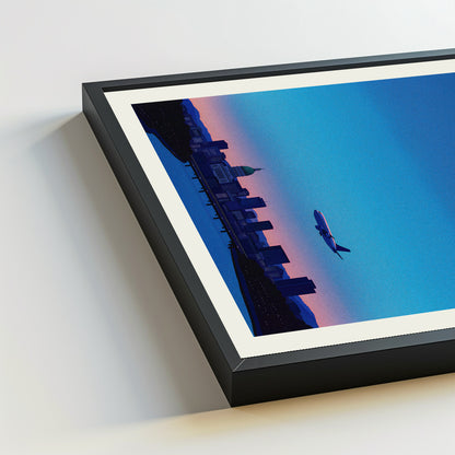 Harrisburg city poster mockup 5 - frame not included