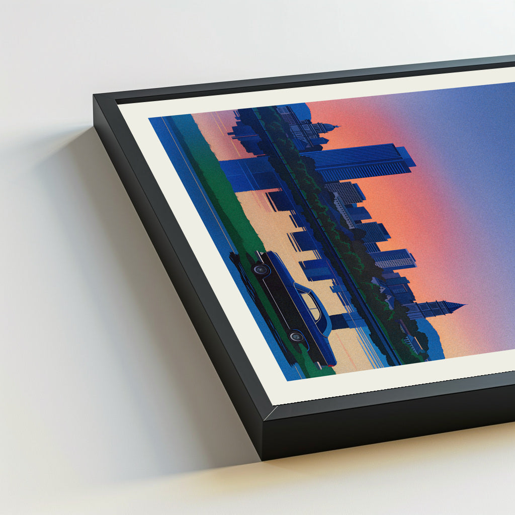 Hartford city poster mockup 5 - frame not included