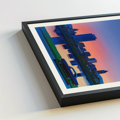 Hartford city poster mockup 5 - frame not included