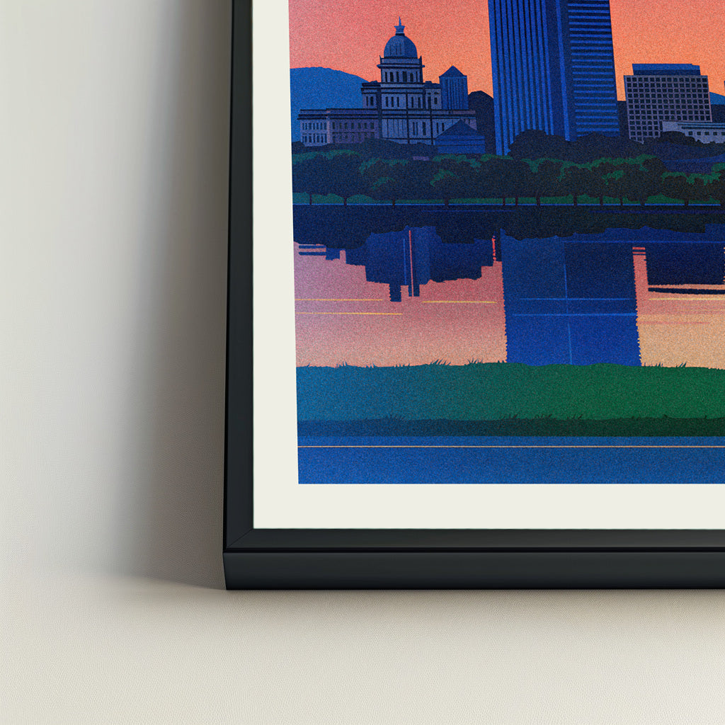 Hartford city poster mockup 4 - frame not included