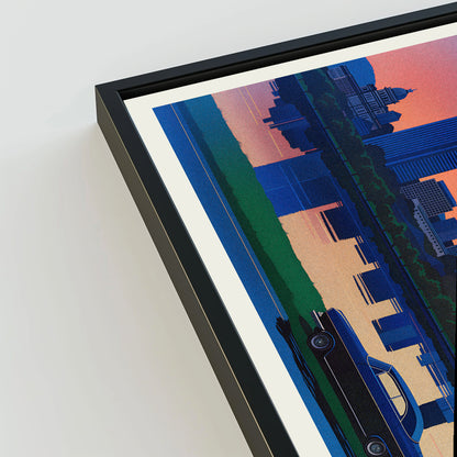Hartford city poster mockup 3 - frame not included