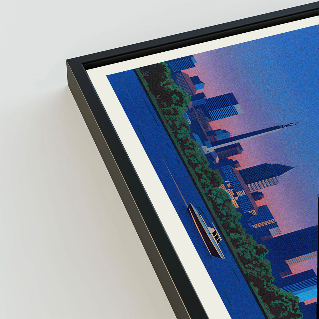 Indianapolis city poster mockup 3 - frame not included