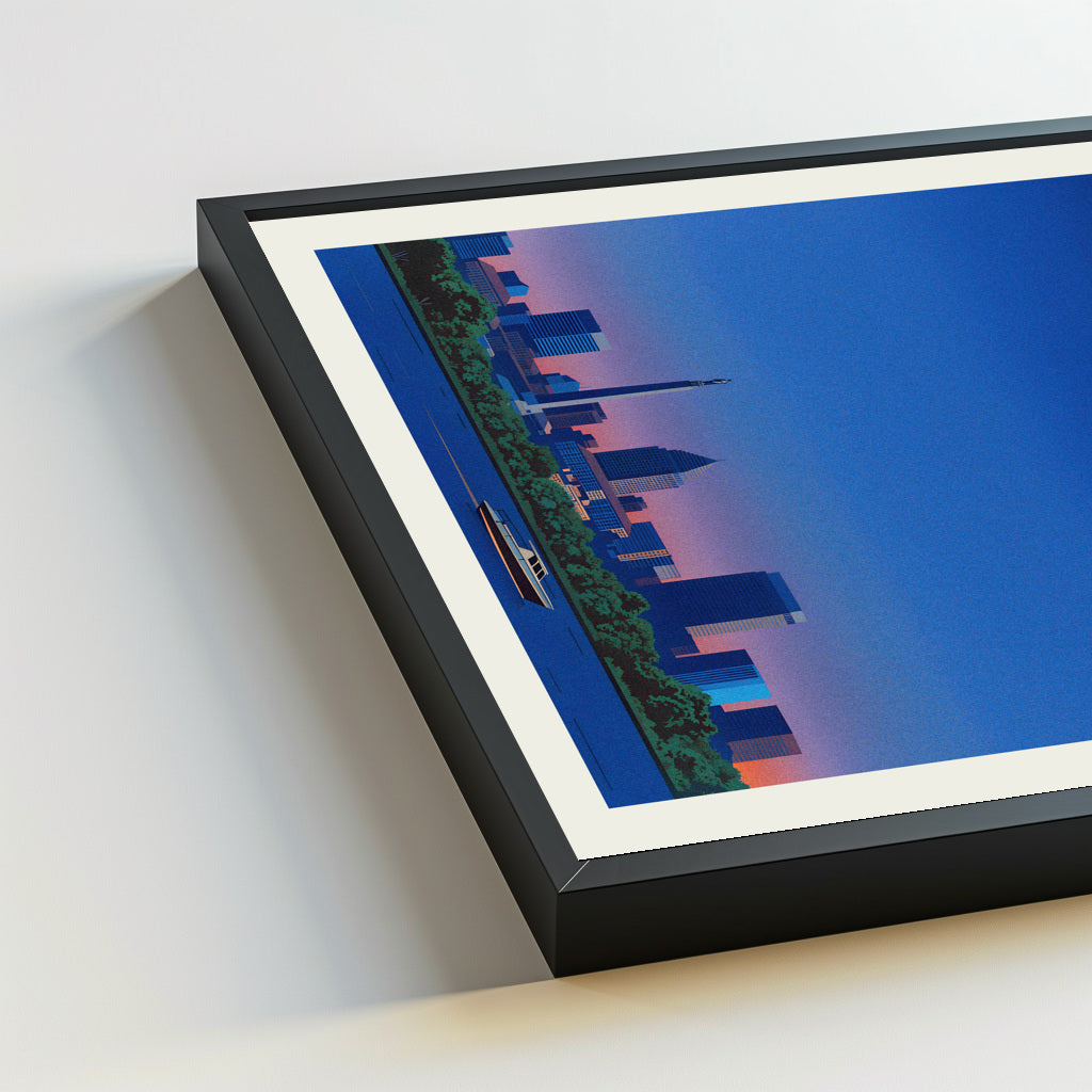 Indianapolis city poster mockup 5 - frame not included