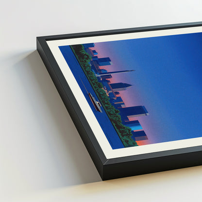 Indianapolis city poster mockup 5 - frame not included