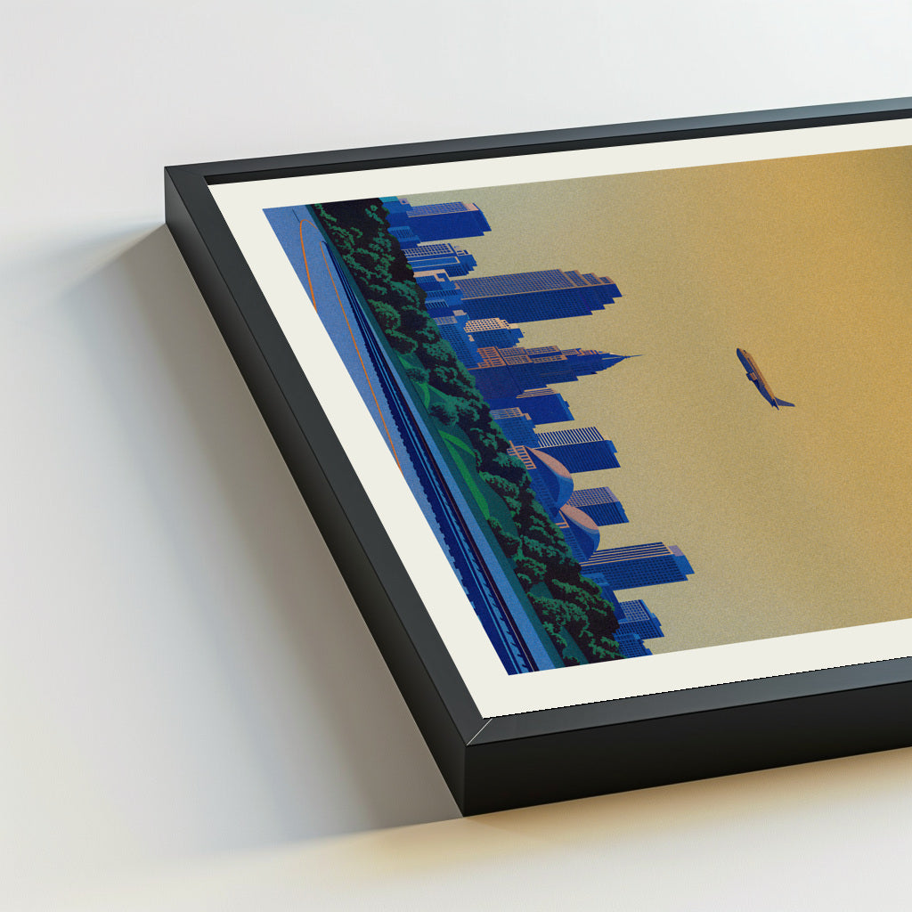 Kansas City city poster mockup 5 - frame not included
