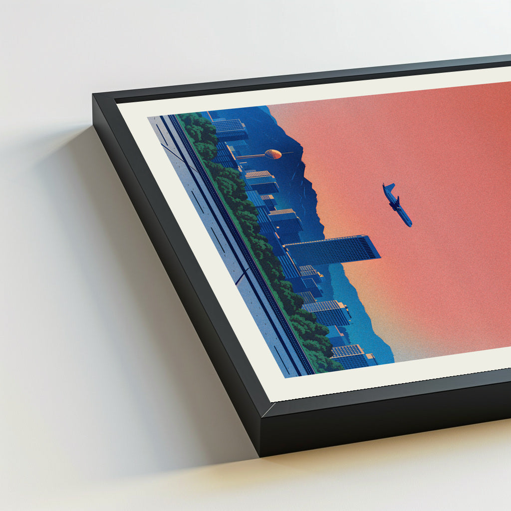 Knoxville city poster mockup 5 - frame not included