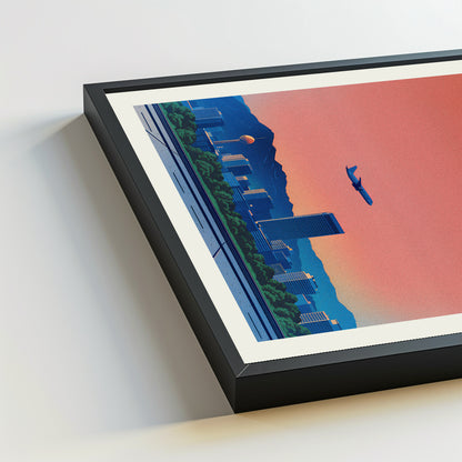 Knoxville city poster mockup 5 - frame not included